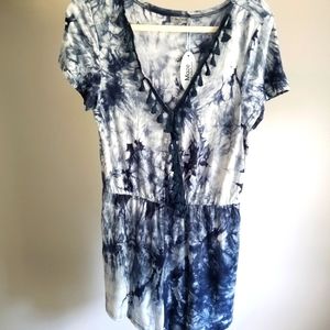 Maze Tie Dye Romper - L